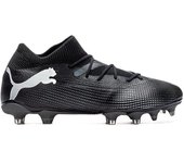 Puma - Bota de fútbol Future 7 Match FG/AG, Unisex, Black-White, 8.5 UK