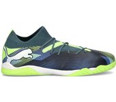 Puma - Zapatilla de fútbol sala Future 7 Match IT, Unisex, Gray Skies-White-Fizzy Apple, 8.5 UK