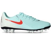 Nike - Bota de fútbol Phantom GX II Academy AG, Unisex, Mint-Atomic Red-Off Noir, 9,5 USA