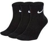 Nike - Calcetines Everyday Lightweight Ankle (3 Pares), Unisex, Black, L