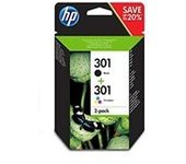 HP 301 Pack (N9J72AE) Cartucho tinta negro + color