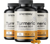 OnEnergy 3x Cúrcuma 500 mg - extracto, en total 540 cápsulas