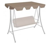 vidaXL Dosel De Repuesto Columpio Jardín Gris Taupe 188/168x110/145 Cm