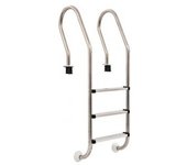 vidaXL Escalera De Piscina 3 Peldaños Acero Inoxidable 304 120 Cm
