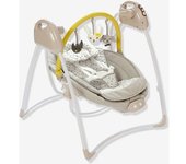 Balancín con arco de juegos Babyswing VERTBAUDET gris estampado