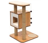 Catit Vesper mueble rascador Base para gatos Roble