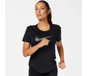 Nike Swoosh - Negro - Camiseta Running Mujer talla XS