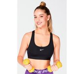 Nike Swoosh - Negro - Top Deportivo Mujer talla XS