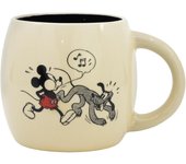 Taza Cerámica Globe 380 ML En Caja Regalo Mickey Mouse Vintage  79278