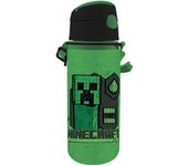 Botella Cantimplora con Asa Minecraft Aluminio 600 ML 80194