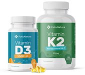 FutuNatura Vitamina K2 + D3, set