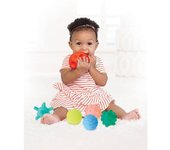 6 bolas sensoriales supersuaves INFANTINO multicolor