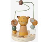 VERTBAUDET Ábaco de madera «Los amigos del bosque» FSC® verde