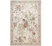 THEKO Alfombra floral tejida plana
