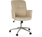 hjh OFFICE Silla home office tela beige