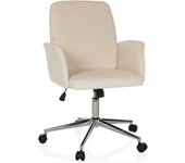 hjh OFFICE Silla home office tela beige