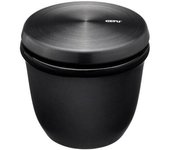 GEFU Bote de sal y especias, negro