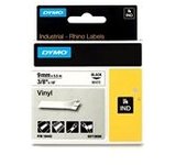 Dymo 18443 (S0718580) IND Rhino cinta vinilo negro sobre blanco 9mm