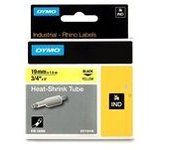 Dymo 18058 (S0718340) IND Rhino termorretáctil negro sobre amarillo 19mm