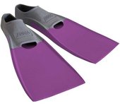 Zoggs Aletas De Natación Blade Rubber Long Grey / Purple EU 30-32 unisex