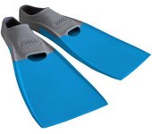 Zoggs Aletas De Natación Blade Rubber Long Grey / Light Blue EU 35-36 unisex