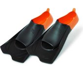 Zoggs Aletas De Natación Short Blade Eco Black / Orange EU 39-40 unisex