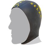 Seland Gorro De Neopreno Triathlon Black / Yellow XS-S unisex