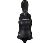 Salvimar Chaleco De Neopreno Con Capucha Swim Skin 2 Mm Black / Acid Green XS unisex