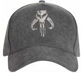 Heroes Inc Gorra Star Wars The Mandalorian Curved Bill Silver Crest