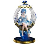 Furyu Figura De Rem Egg Art Verde La Serie "empezando De Cero En Un Mundo Diferente" A Escala 1/7 Re:zero 28 Cm