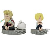 Banpresto Figura Coleccionable Sanji Y Zeff World Collectable Stories One Piece 6 Cm