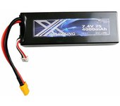 Amewi Batería Lipo 2s 45c Carcasa Rígida Xt60 Coche Rc 4000mah 74v