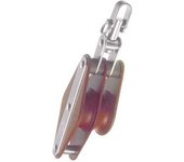 Talamex Polea Doble De Ojo Giratorio Hye Traditional Tufnol Con Gancho