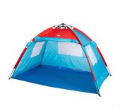 Aktive Cortavientos Y Tienda De Playa 63120 213x133x120 Cm Blue / Red 4 places unisex