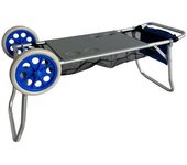 Marbueno Summer Carrito De Playa Plegable Y Transformable 108x51x51 Cm Blue / Dark Grey One Size unisex