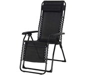 Chillvert Tumbona Acero Catania 65.5x91x116 Cm Black One Size unisex