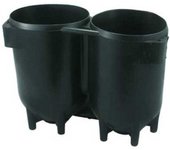 Dirzone Bota De Doble Tanque De Goma 5/ 7 L