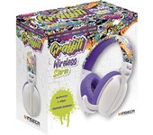 Indeca Auriculares Inalámbricos Gaming Graffiti