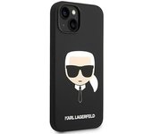 Karl Lagerfeld Funda Para Teléfono Klhmp14mslkhbk Iphone 14 Plus15 Plus 6.7 Silicone Karl`s Head