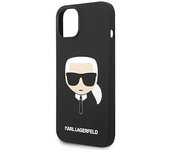Karl Lagerfeld Funda Para Teléfono Klhcp14mslkhbk Iphone 14 Plus15 Plus 6.7 Silicone Karl`s Head