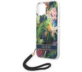 Guess Funda Para Teléfono Guohcp14shflsb Iphone 14.15.13 6.1 Niebieski Flower Strap