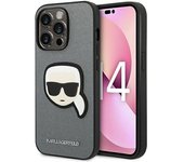 Karl Lagerfeld Funda Para Teléfono Klhcp14lsapkhg Iphone 14 Pro 6.1 Saffiano Karl`s Head Patch