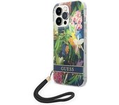 Guess Funda Para Teléfono Guohcp14lhflsb Iphone 14 Pro 6.1 Flower Strap