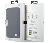 Bmw Funda Para Móvil Bmbkp14x22rdpk Iphone 14 Pro Max 6.7 Book Leather Textu&stripe