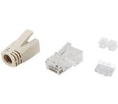 Equip Conector Rj45 Cat Rj45 6a 100 Unidades
