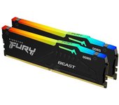 Kingston Memoria Ram Fury Beast Rgb Kf564c32bbak2-32 32gb 2x16gb Ddr5 6400mhz