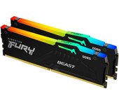 Kingston Memoria Ram Fury Beast Rgb Ex Kf556c36bbeak2-64 64gb 2x32gb Ddr5 5600mhz