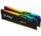 Kingston Memoria Ram Kf560c30bbak2-32 Fury Beast Rgb 32gb 2x16gb Ddr5 6000mhz
