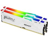 Kingston Memoria Ram Kf564c32bweak2-32 Fury Beast Rgb 32gb 2x16gb Ddr5 6400mhz