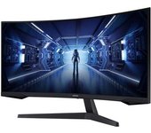 Samsung Monitor Curvo Gaming Odyssey G5 G55t 34´´ Uwqhd Va Led 165hz
